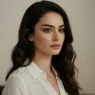 Güzel kadın fotoğrafı, dijital fotoğrafçılık sanatı örneği.