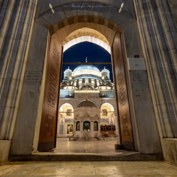 Mimari: Camii'nin görkemli girişi