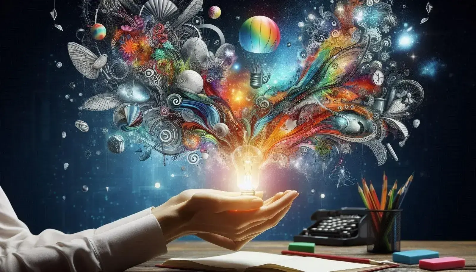 Erin Sullivan’a Göre Yaratıcılığınızı Genişletmenin 6 Yolu 1 Turuncu binalar ve sakin mavi sularla dolu canlı sahil yolu.