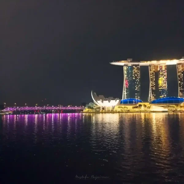 Marina Bay Sands ve dönme dolap, Singapur
